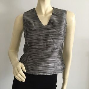 Gianni petite striped sleeveless top